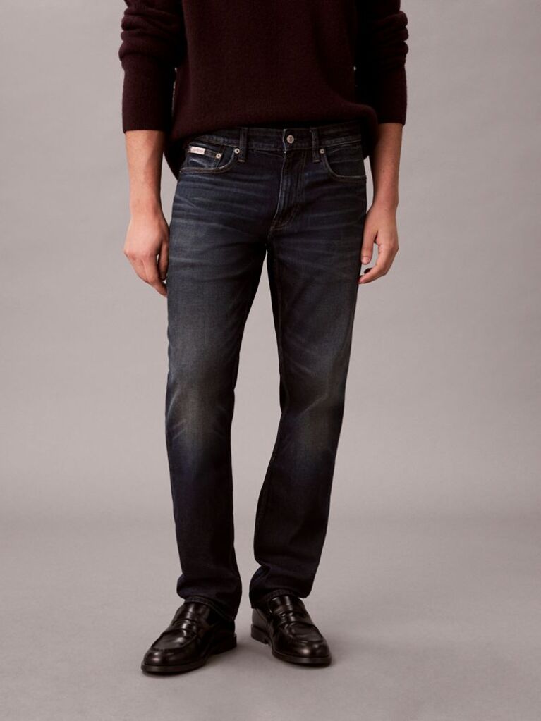 Denim Blugi Cu Croiala Slim  Barbati