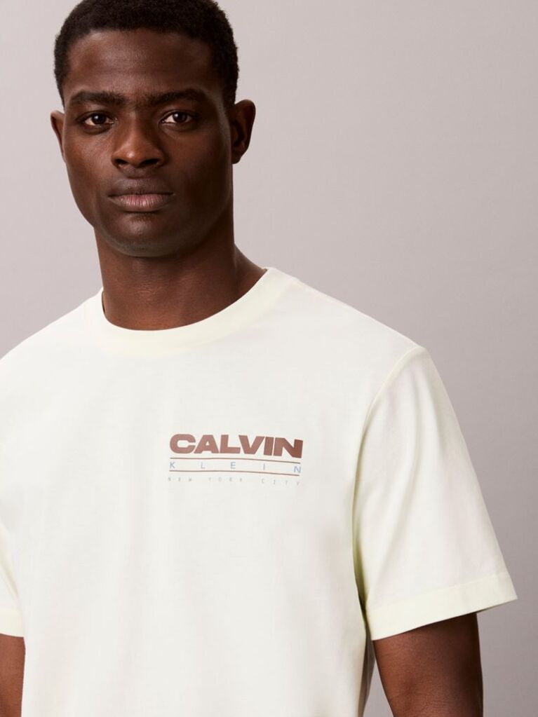 Green Relaxed Back Logo T-shirt  Men