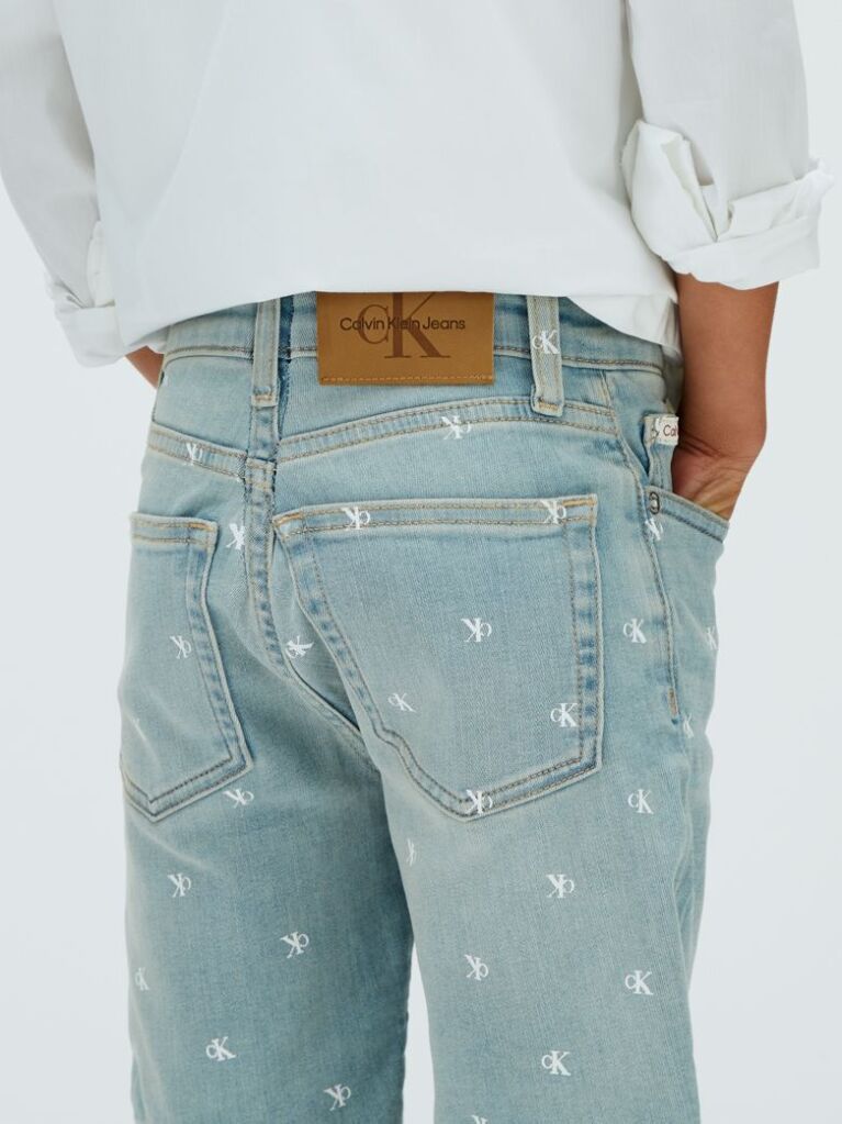 Denim Pantaloni Scurti Din Denim Cu Print Logo Si Croiala Regulara  Baieti