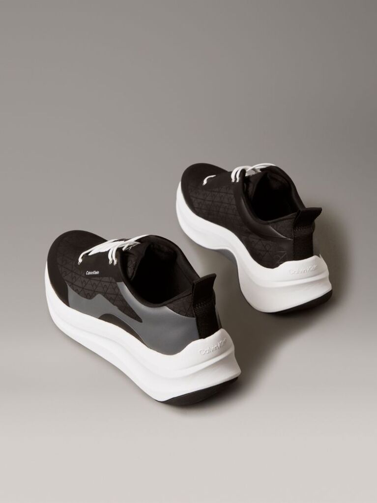 Negru Adidasi Runner Cu Logo Emblema  Barbati