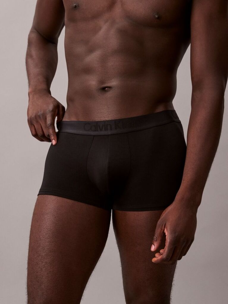 Negru Set 3 Boxeri Scurti Cu Talie Joasa - CK Negru  Barbati