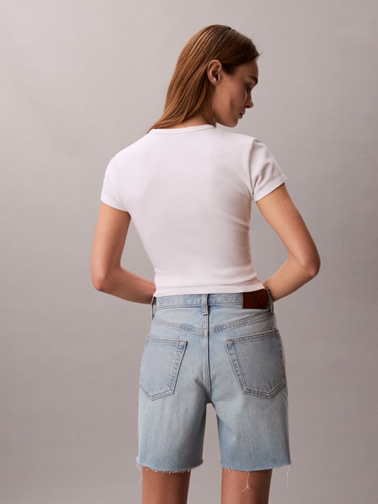 Denim 90s Washed Denim Shorts  Women