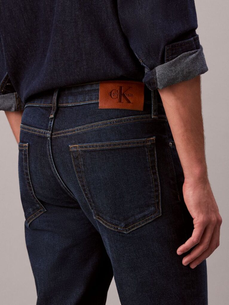 Denim Blugi Cu Croiala Slim  Barbati