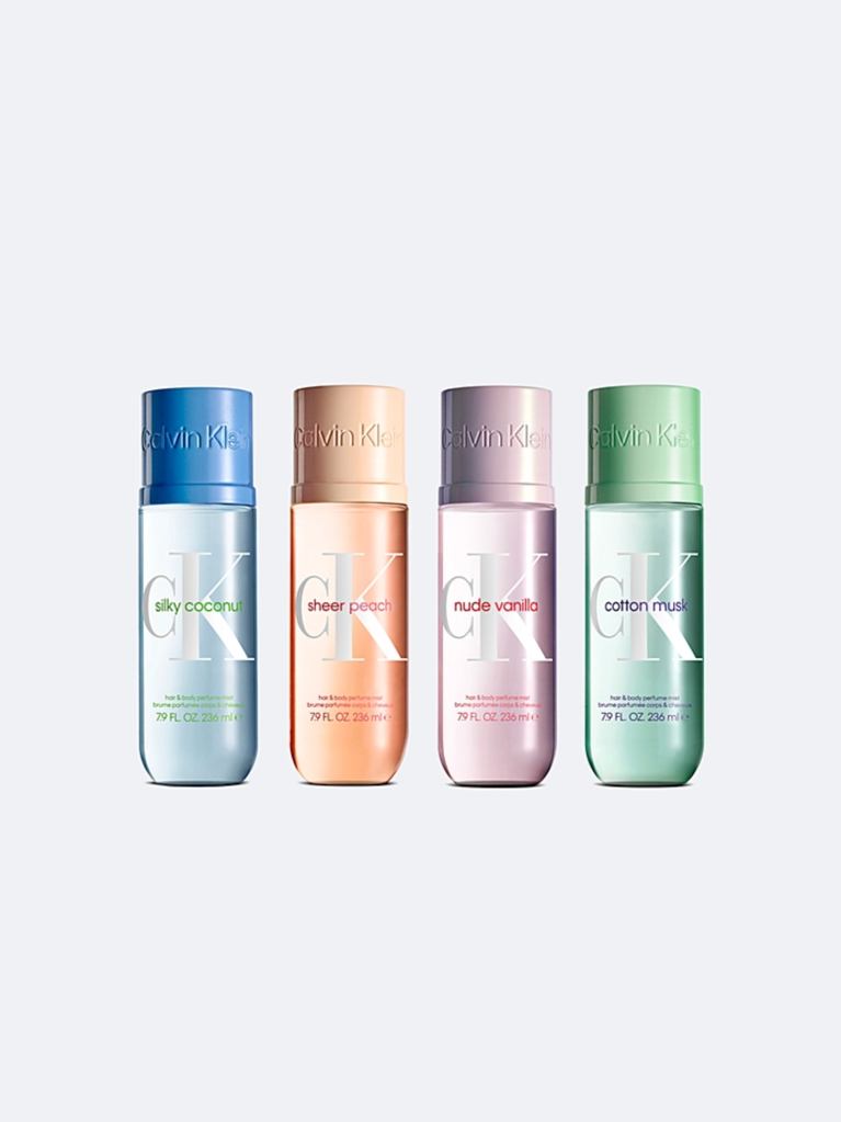 Multi Unisex CK Cotton Musk Hair & Body Perfume Mist  Femei