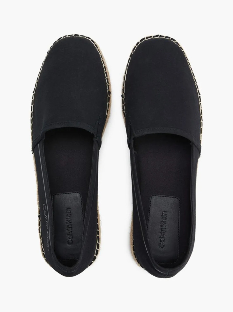 Negru Espadrile Din Denim Reciclat  Barbati