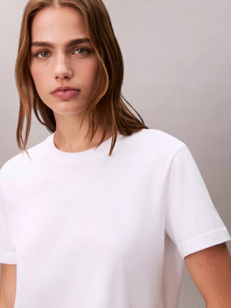 White Short Sleeve T-Shirt  Women