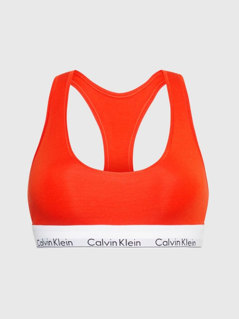 Portocaliu Bralette - Icon Cotton Modal  Femei