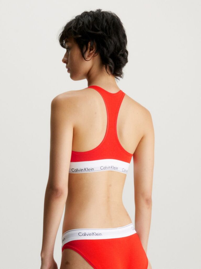 Portocaliu Bralette - Icon Cotton Modal  Femei