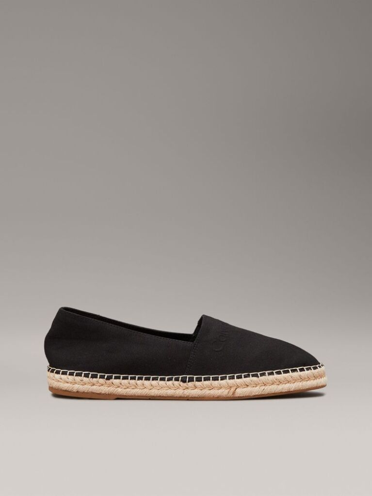Negru Espadrile Din Panza  Barbati