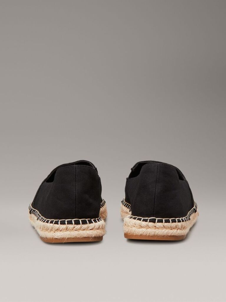 Negru Espadrile Din Panza  Barbati