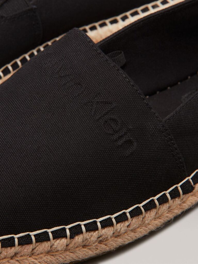 Negru Espadrile Din Panza  Barbati