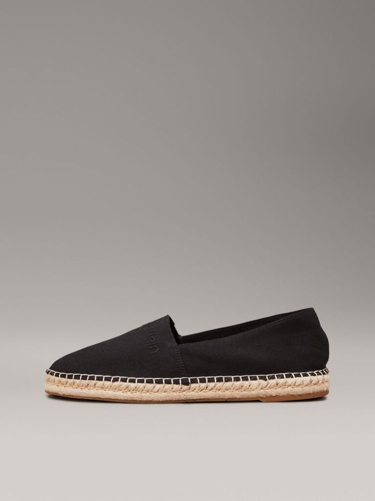 Negru Espadrile Din Panza  Barbati