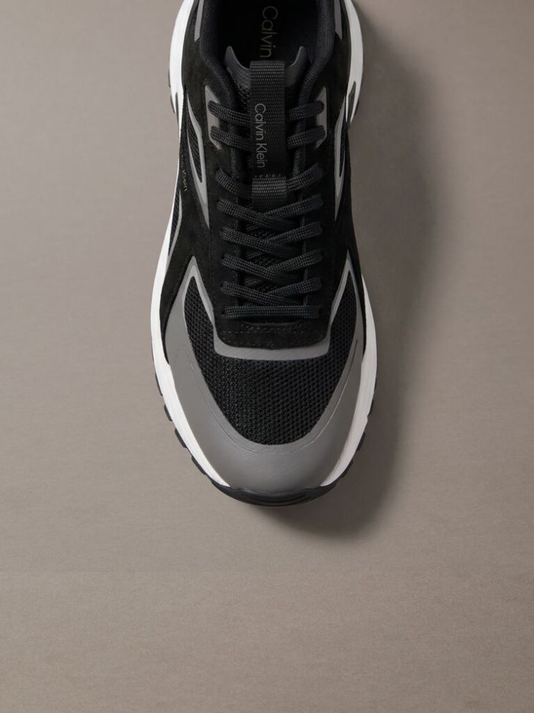 Negru Adidasi Runner Din Tricot Mesh  Barbati