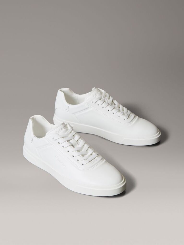 Alb Brooke – Adidasi Din Piele Cu Logo Tonal  Femei