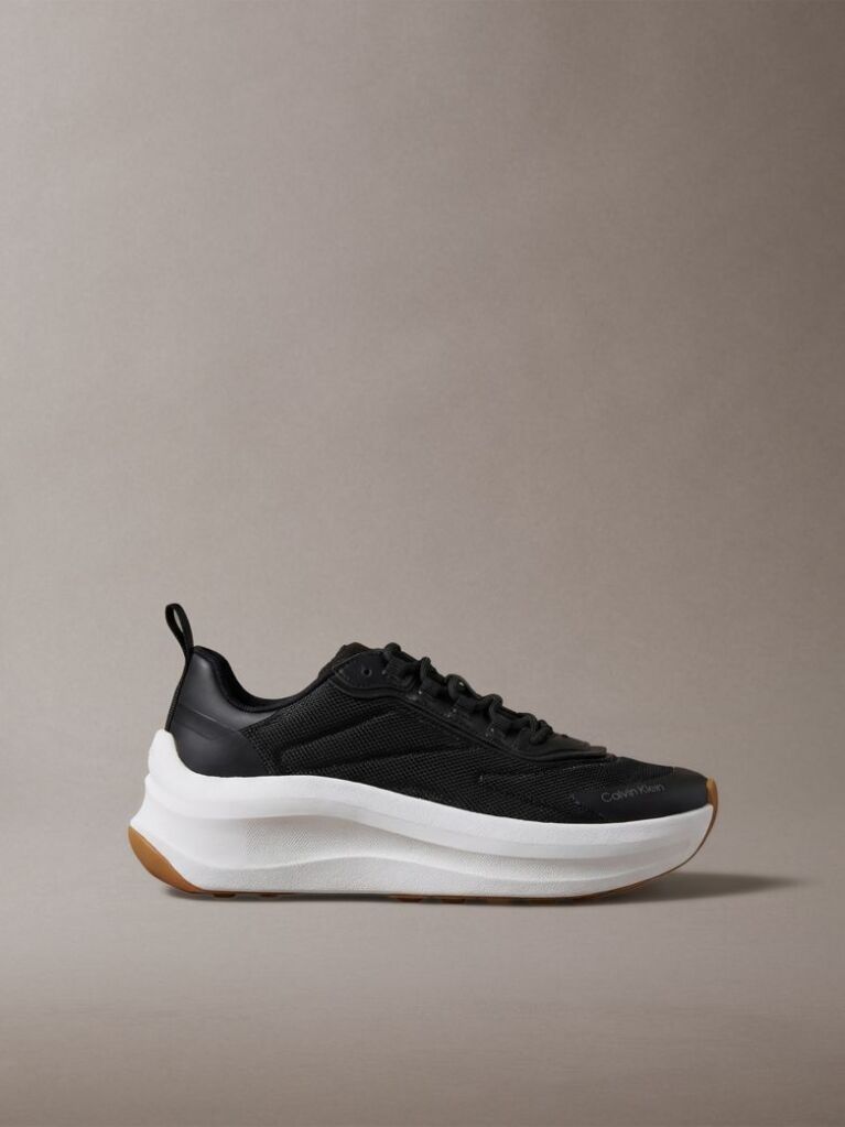 Negru CK Volumax - Adidasi Cu Talpa Masiva, Stil Retro, Pentru Alergare  Femei