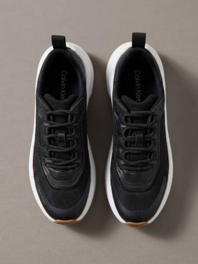 Negru CK Volumax - Adidasi Cu Talpa Masiva, Stil Retro, Pentru Alergare  Femei