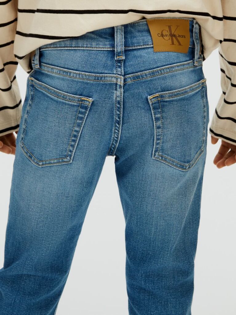 Denim Blugi Cu Croiala Dad  Baieti