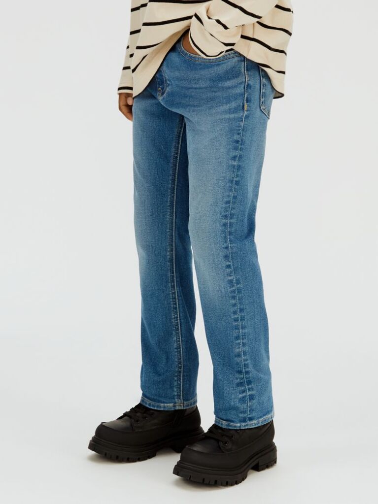 Denim Blugi Cu Croiala Dad  Baieti