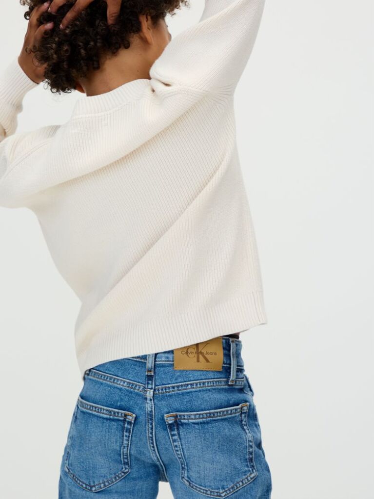 Denim Blugi Drepti Cu Talie Medie   Baieti