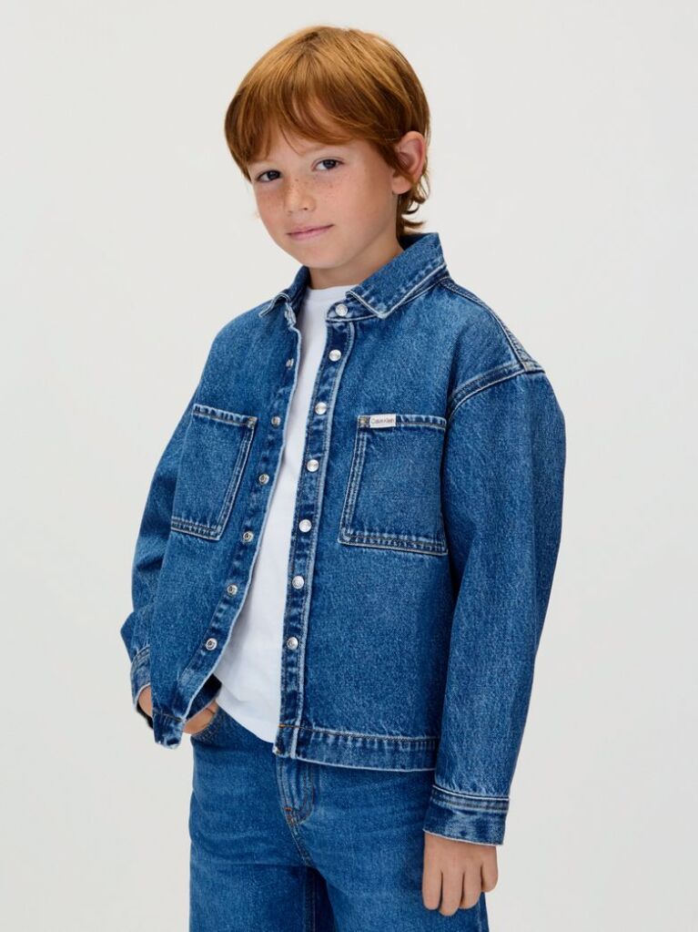 Denim Camasa Overshirt Din Denim  Baieti
