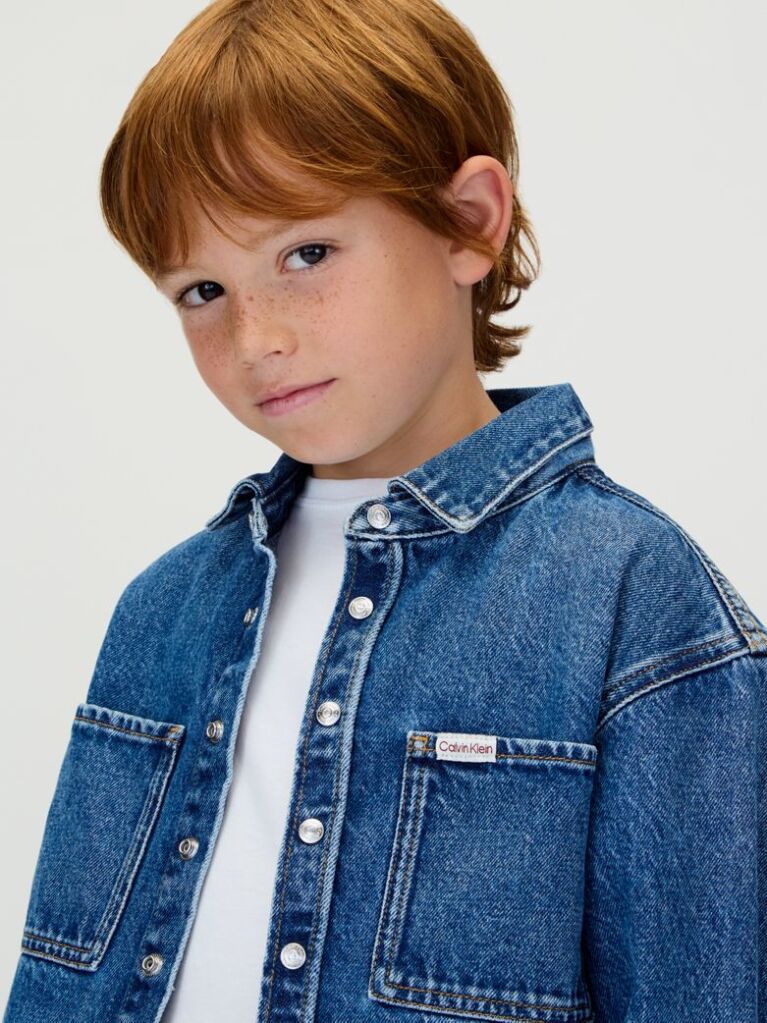 Denim Camasa Overshirt Din Denim  Baieti