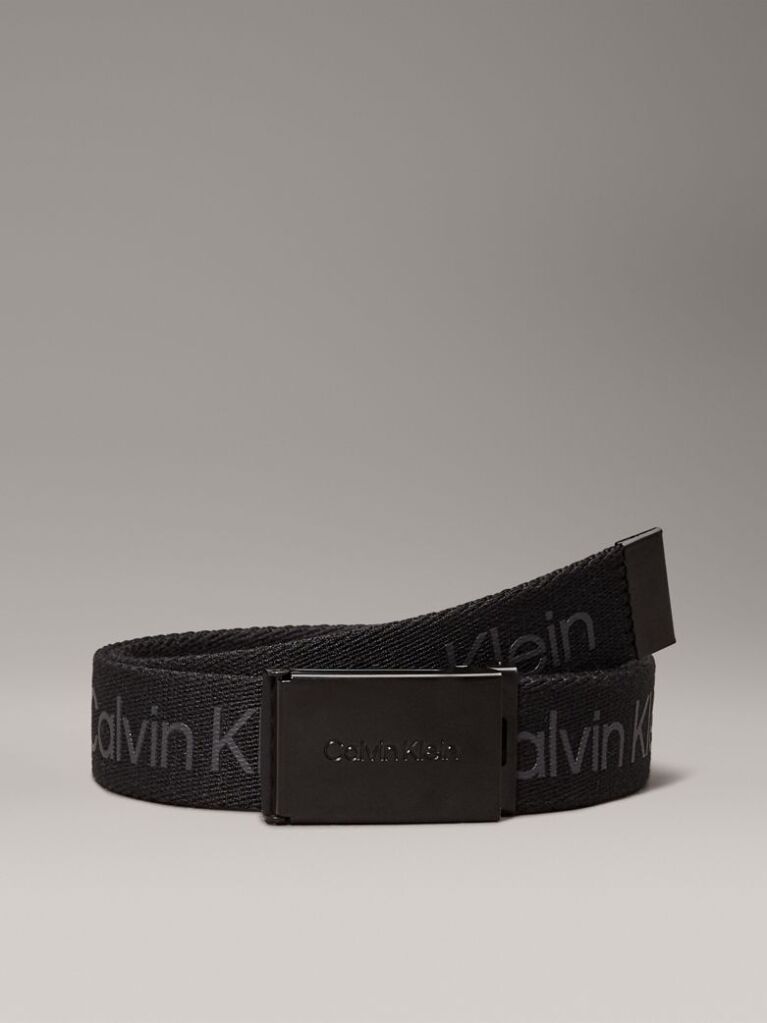 Negru Curea Din Canvas Cu Logo Pentru Copii  Copii Unisex