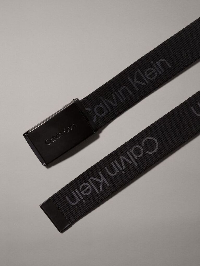 Negru Curea Din Canvas Cu Logo Pentru Copii  Copii Unisex