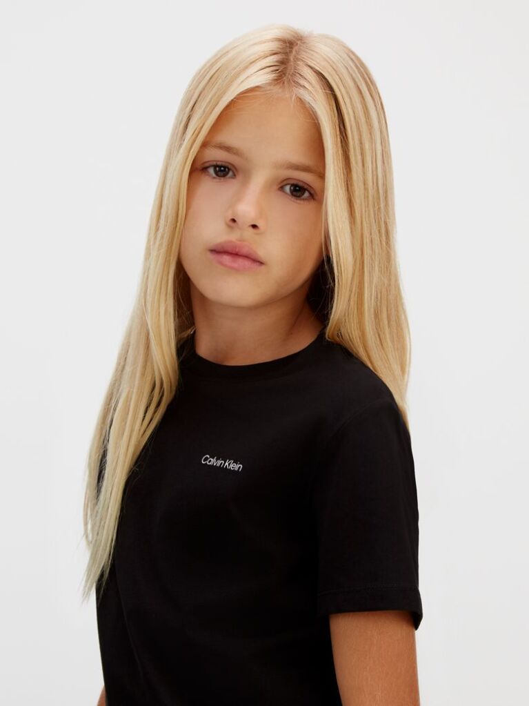 Negru Tricou Pentru Copii  Copii Unisex