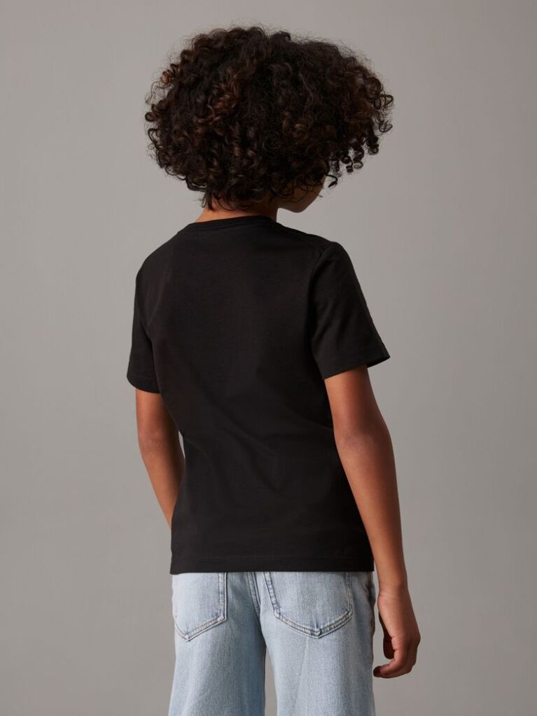 Negru Tricou Pentru Copii  Copii Unisex