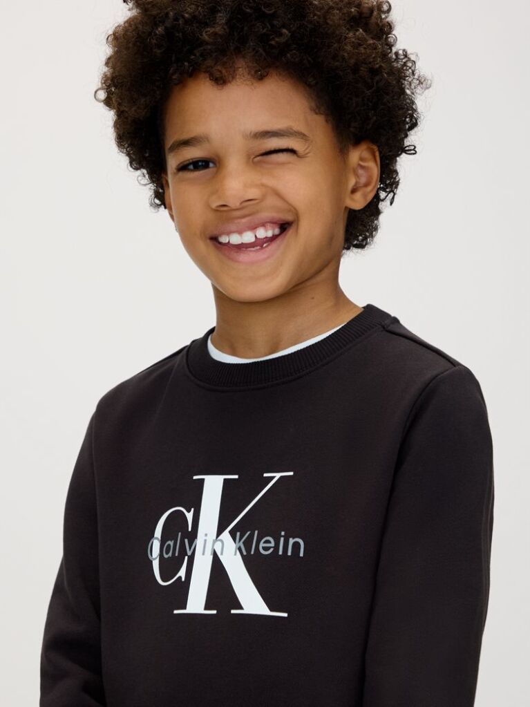 Negru Bluza Pentru Copii Cu Logo  Copii Unisex