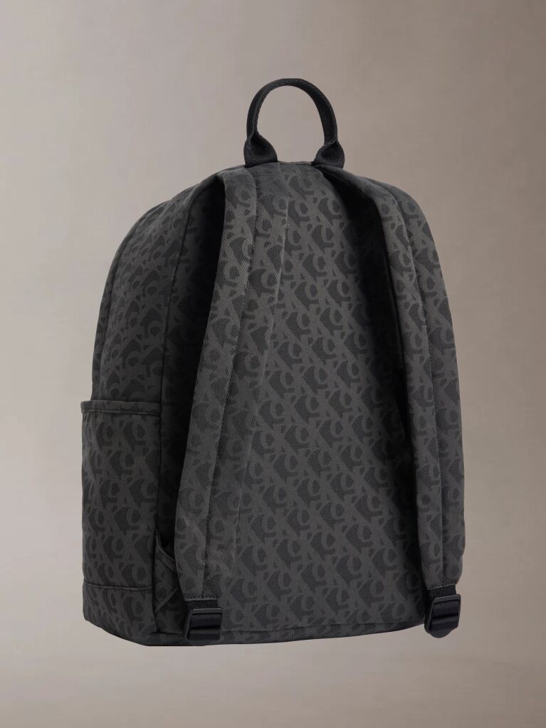 Negru Rucsac Cu Logo Monograma Pentru Copii  Copii Unisex