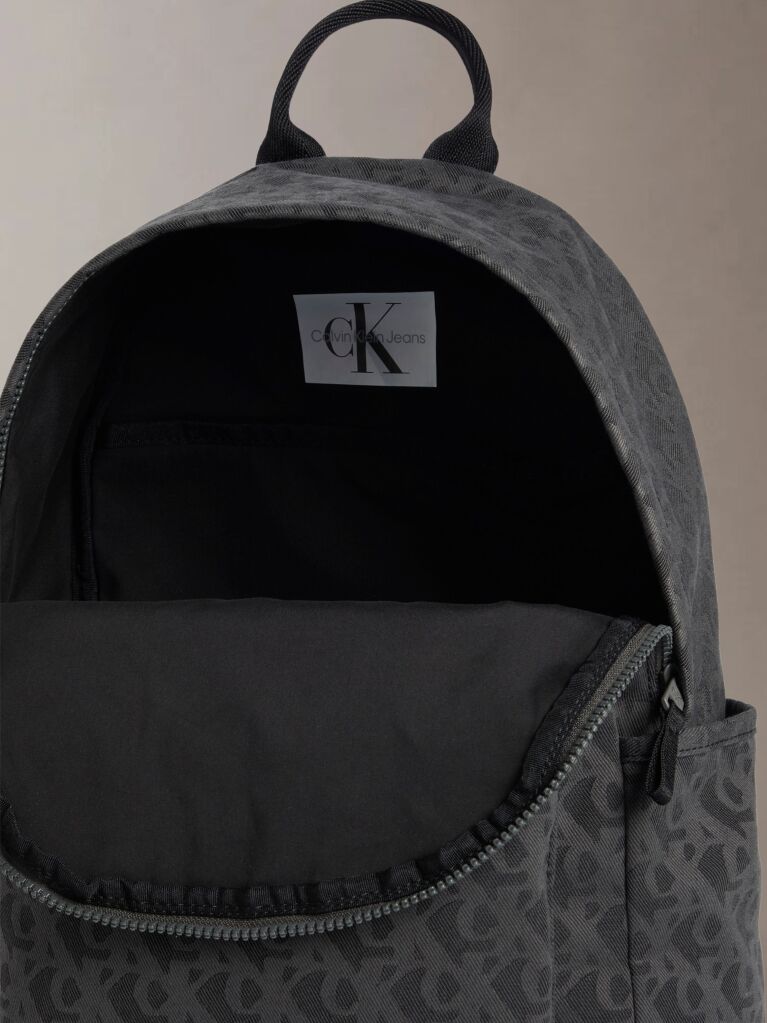 Negru Rucsac Cu Logo Monograma Pentru Copii  Copii Unisex