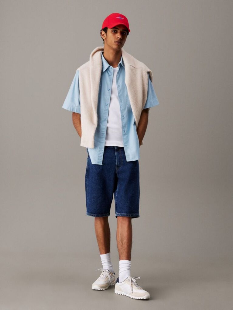 Denim Pantaloni Scurti Din Denim Cu Croiala Regulara  Barbati