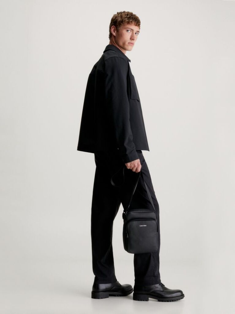 Black Reporter Bag  Men