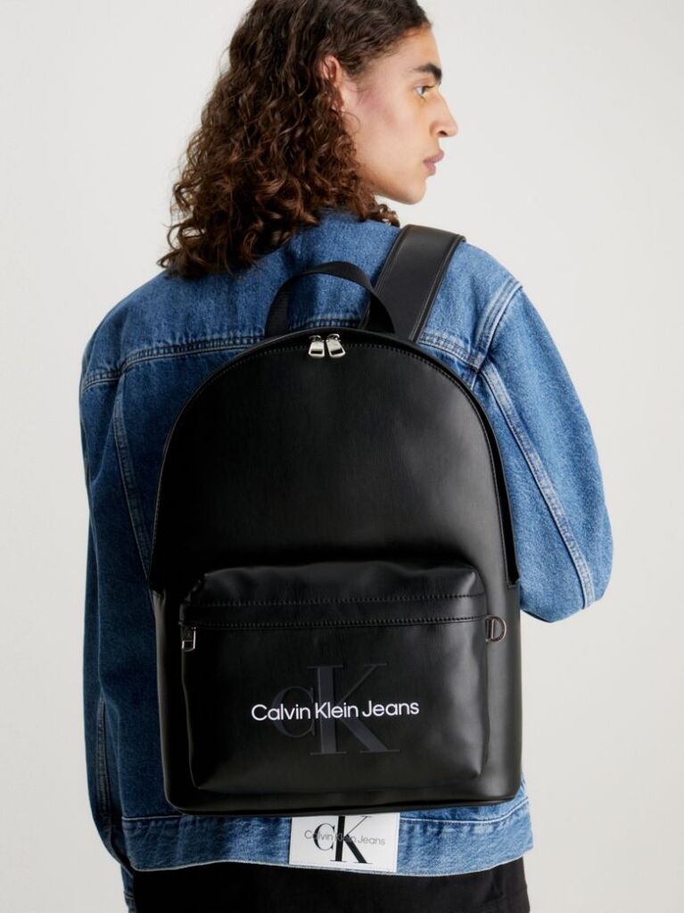 Negru Rucsac Rotund  Barbati