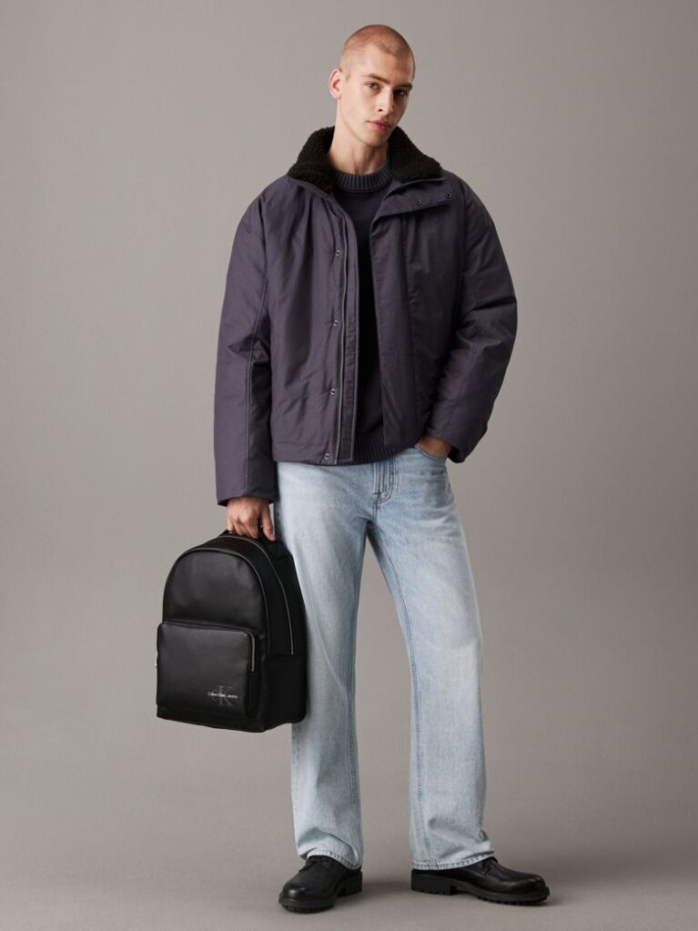 Negru Rucsac Rotund  Barbati