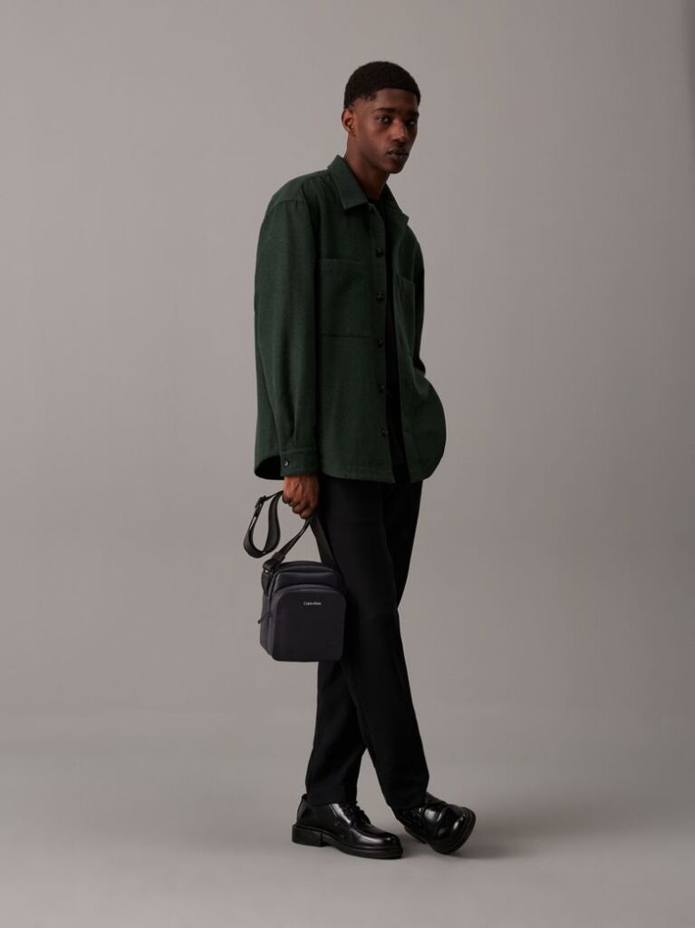 Black Reporter Bag  Men
