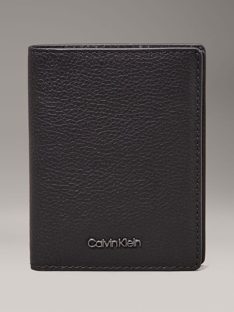 Negru Portofel Slimfold Din Piele Cu RFID  Barbati