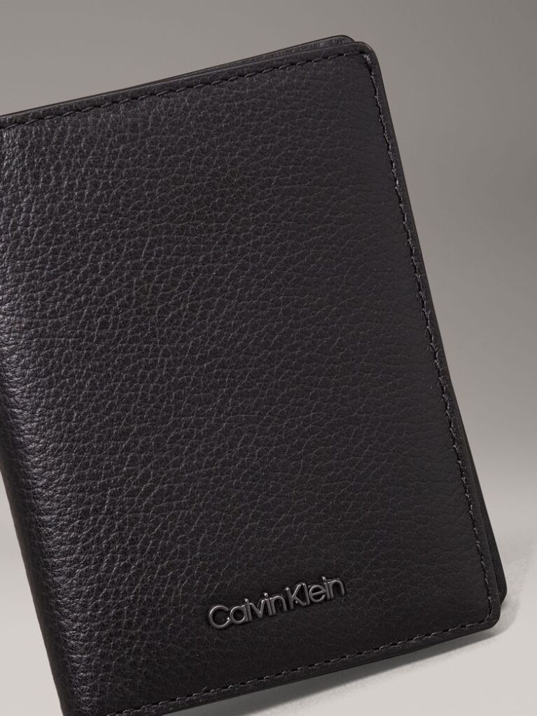 Negru Portofel Slimfold Din Piele Cu RFID  Barbati