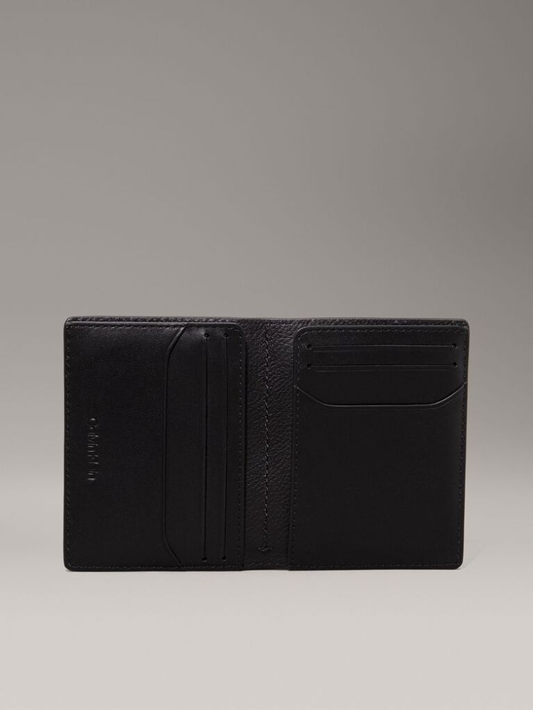 Negru Portofel Slimfold Din Piele Cu RFID  Barbati
