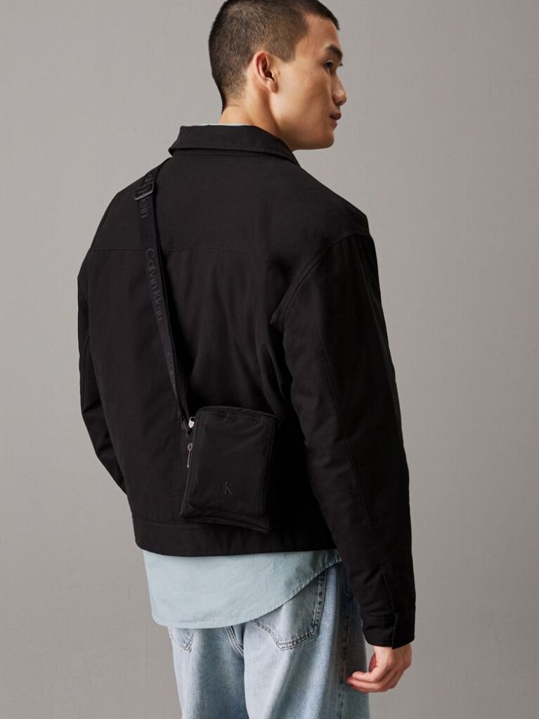 Negru Geanta Reporter Mica  Barbati