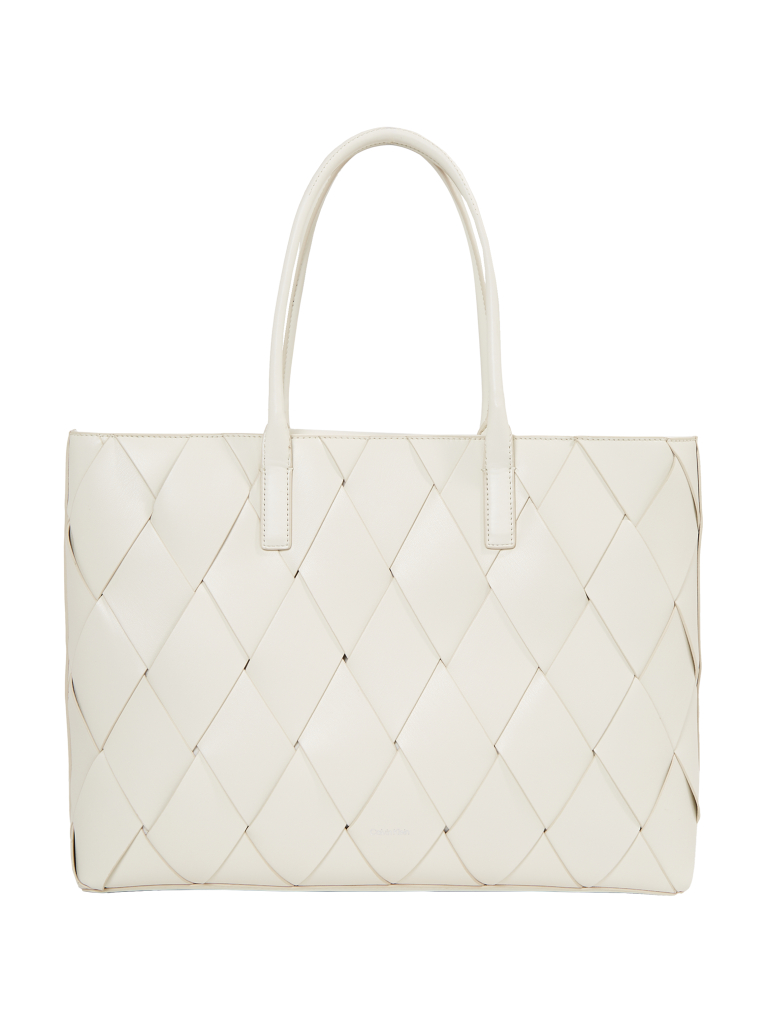 White Woven Tote Bag  Women