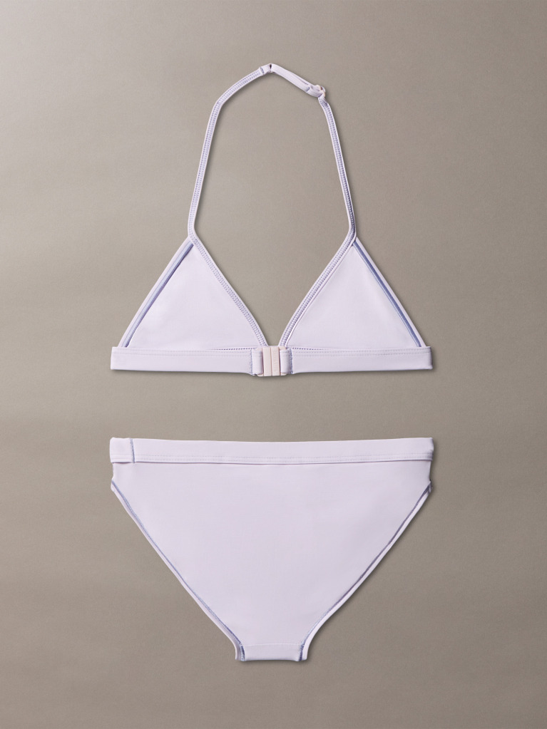 Mov Set De Bikini Triunghi Pentru Fete - CK Monogram  Fete