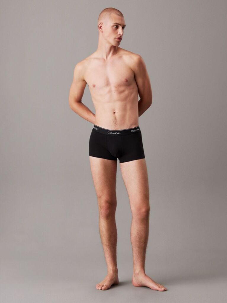 Multi 3 Pack Low Rise Trunks - Icon Cotton Stretch  Men