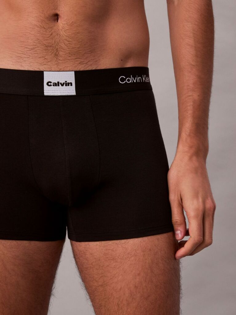 Black 3 Pack Trunks - Icon Logo Graphic  Men