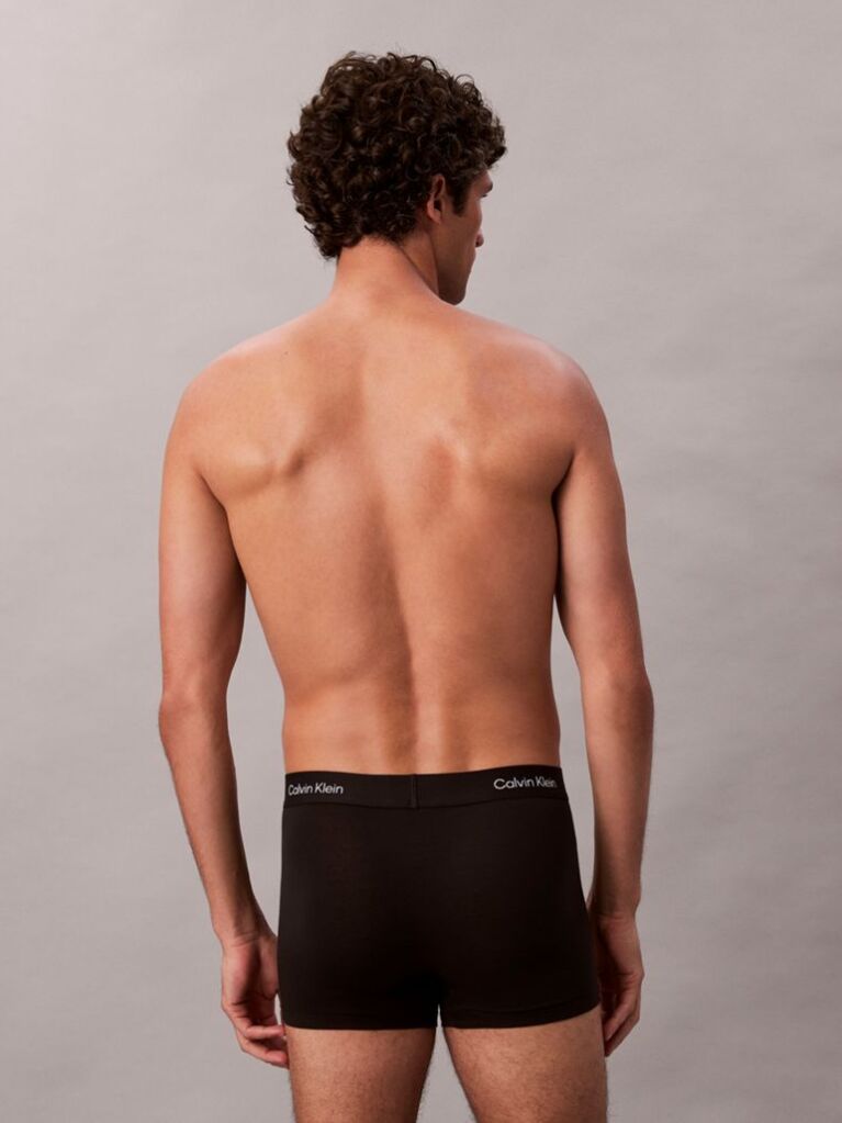 Black 3 Pack Trunks - Icon Logo Graphic  Men
