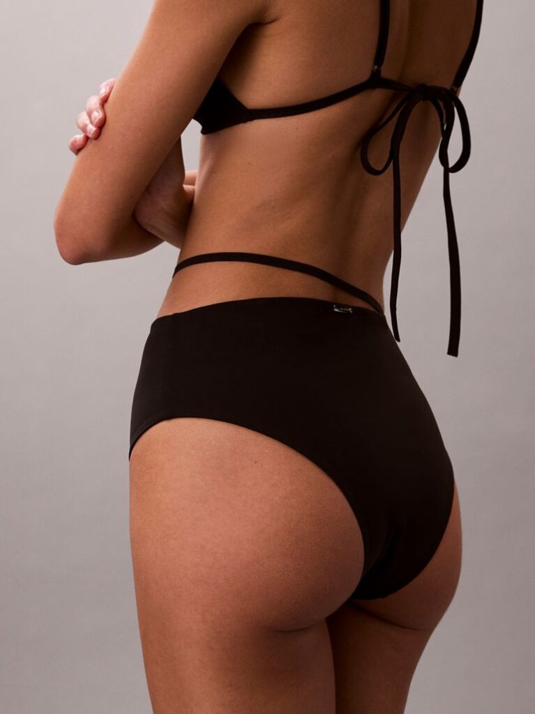 Black High Waisted Bikini Bottoms - CK Tailored  Women