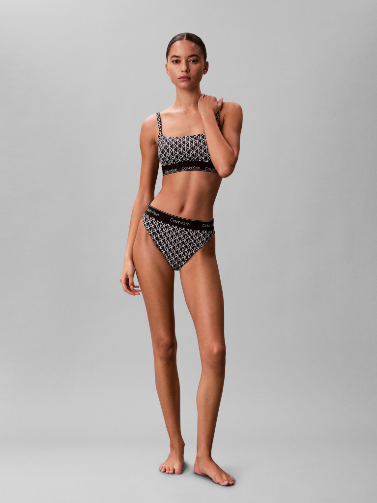 Black Bralette Bikini Top - CK Icon  Women