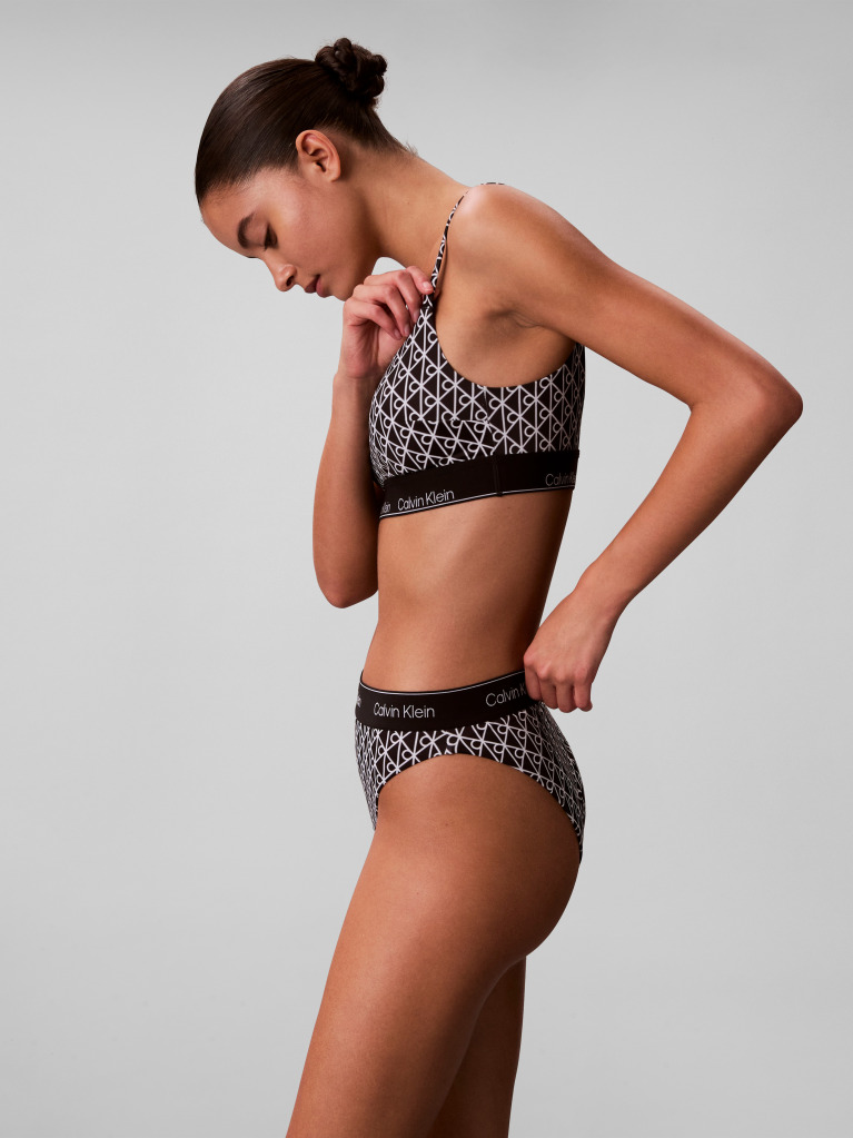 Black Bralette Bikini Top - CK Icon  Women