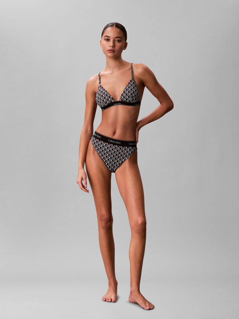 Black Brazilian Bikini Bottoms - CK Icon  Women